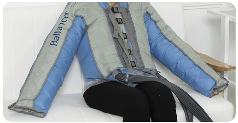 Prenda de presoterapia Ballancer en forma de chaqueta, para brazos y abdomen